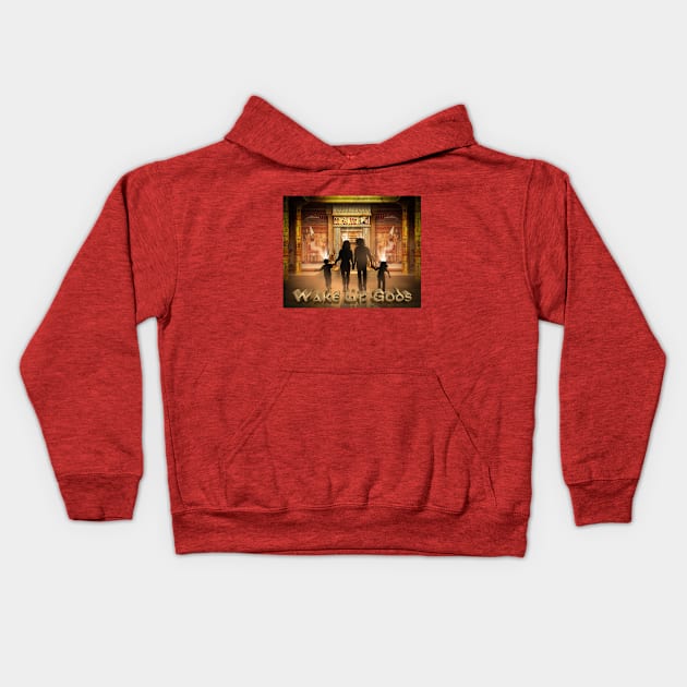 Wake Up Gods  - 3d Kids Hoodie by SALTOFTHEEARTH1